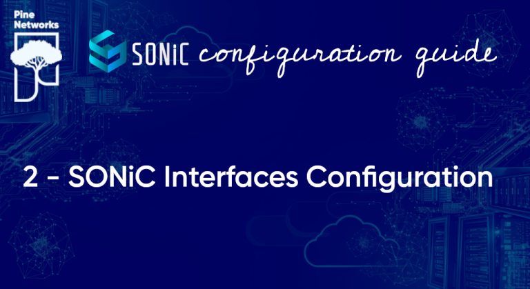 SONIC interfaces configuration