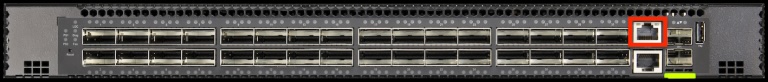 Edgecore AS7726-32X OOB management port