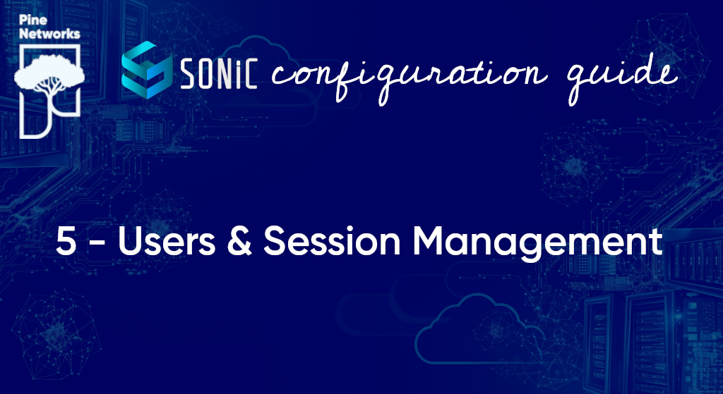 SONiC Users and session management