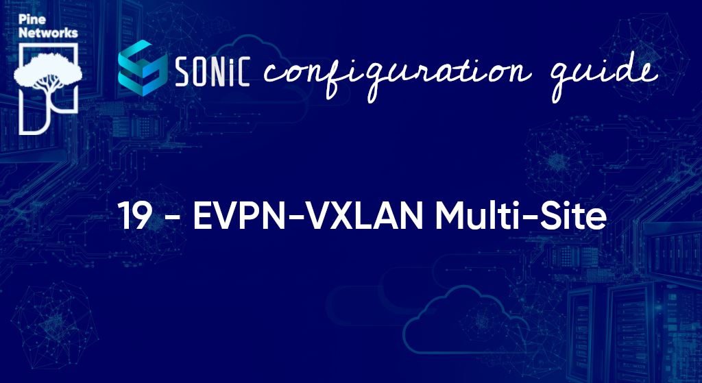 Enterprise SONiC EVPN-VXLAN Multi-Site DCI